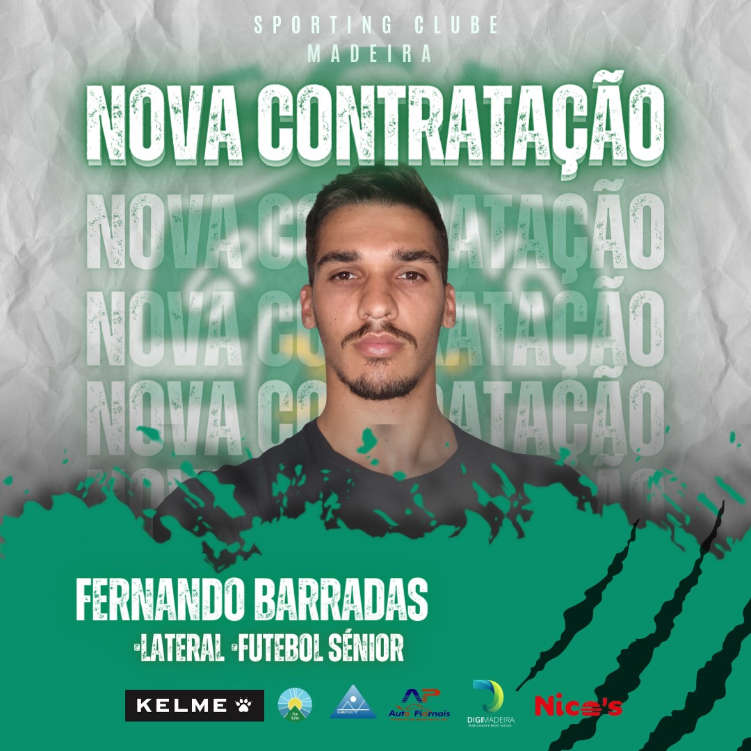 Novo reforço para o plantel sénior de Futebol