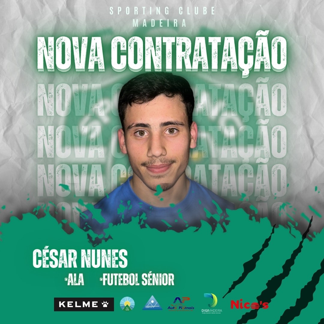 César Nunes reforça o plantel de Futebol Sénior