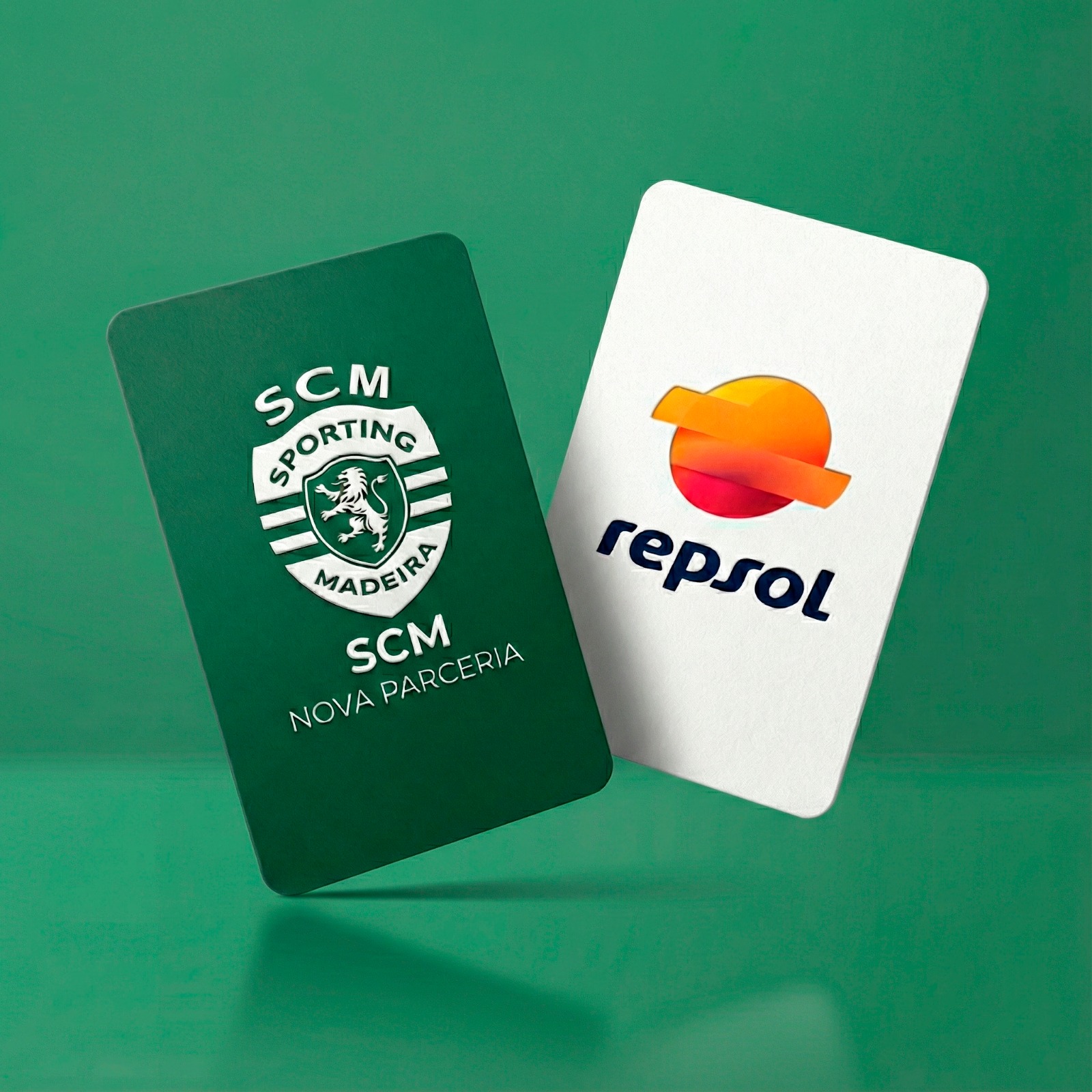 O Sporting CM e Repsol assinam acordo de parceria.